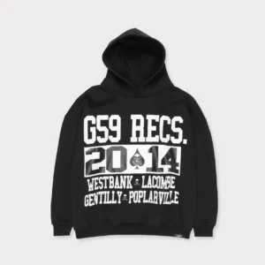 G59 BACK WOODS HOODIE (BLACK)