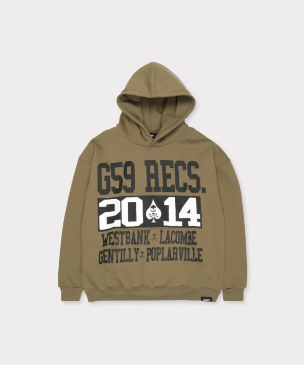 G59 BACK WOODS HOODIE (MILITARY GREEN)