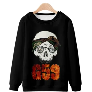 G59 Merch Long Sleeve Sweatshirt-Black