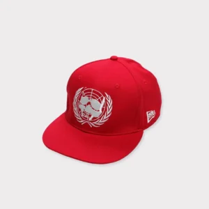 G59 New World Order Fitted Hat – Bold Red Cap