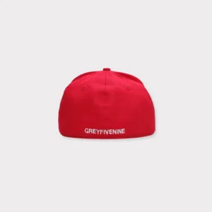 G59 New World Order Fitted Hat – Bold Red Cap