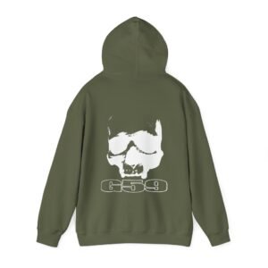 Grey 59 Military Green Hoodie