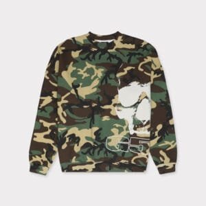 G59 logo crewneck (woodland camo)