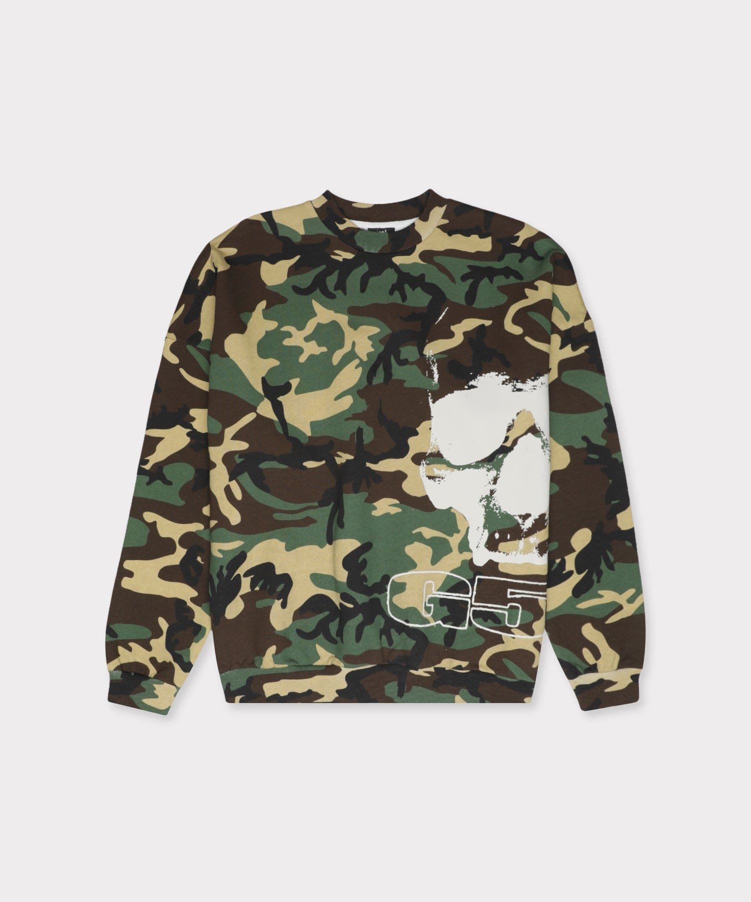 G59 logo crewneck (woodland camo) G59 logo crewneck (woodland camo)