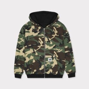 G59 Merch Black Woodland Camo Hoodie