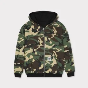 G59 Merch Black Woodland Camo Hoodie